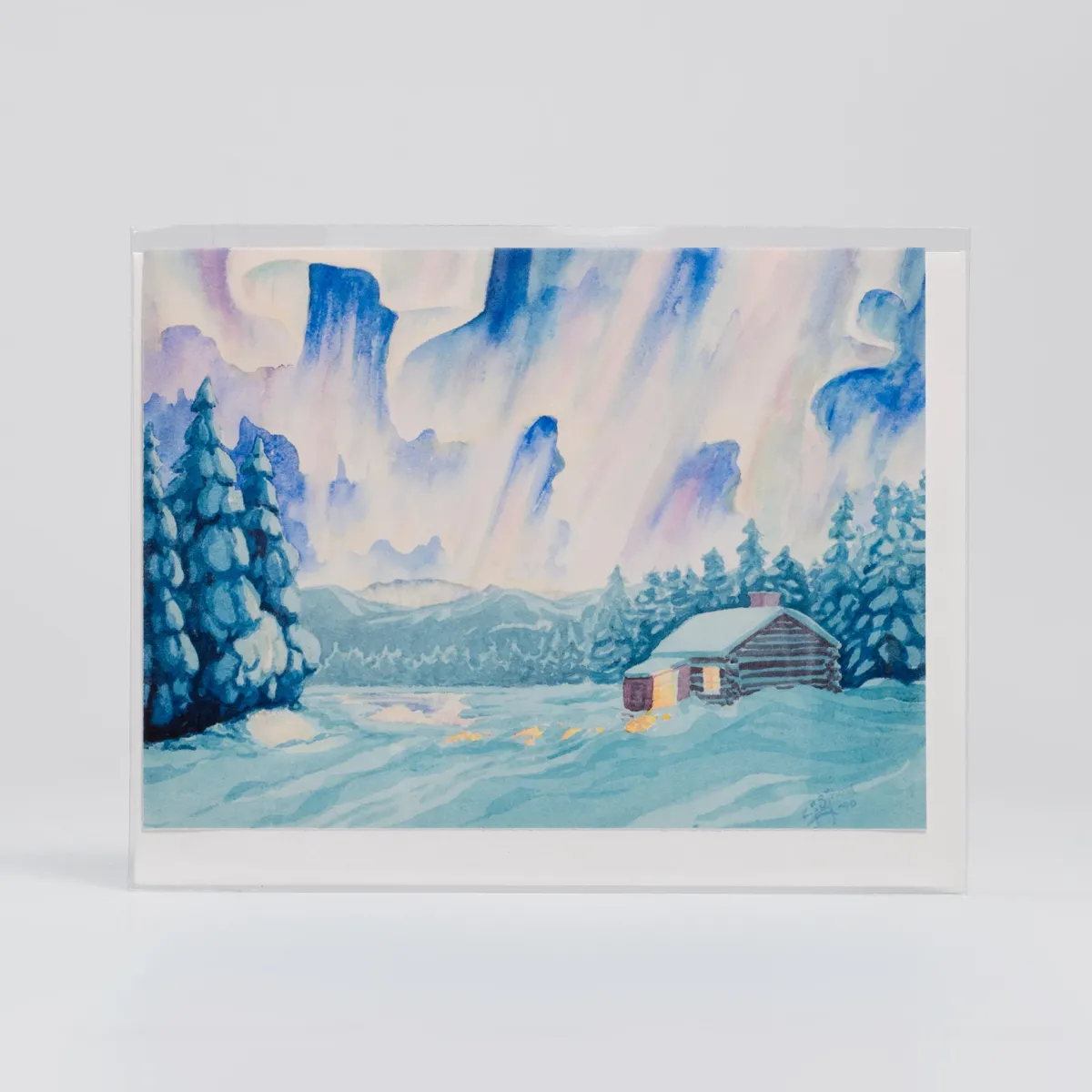 Vesterheim Single Cards-Aurora Borealis By Carl Strand - Collection Card