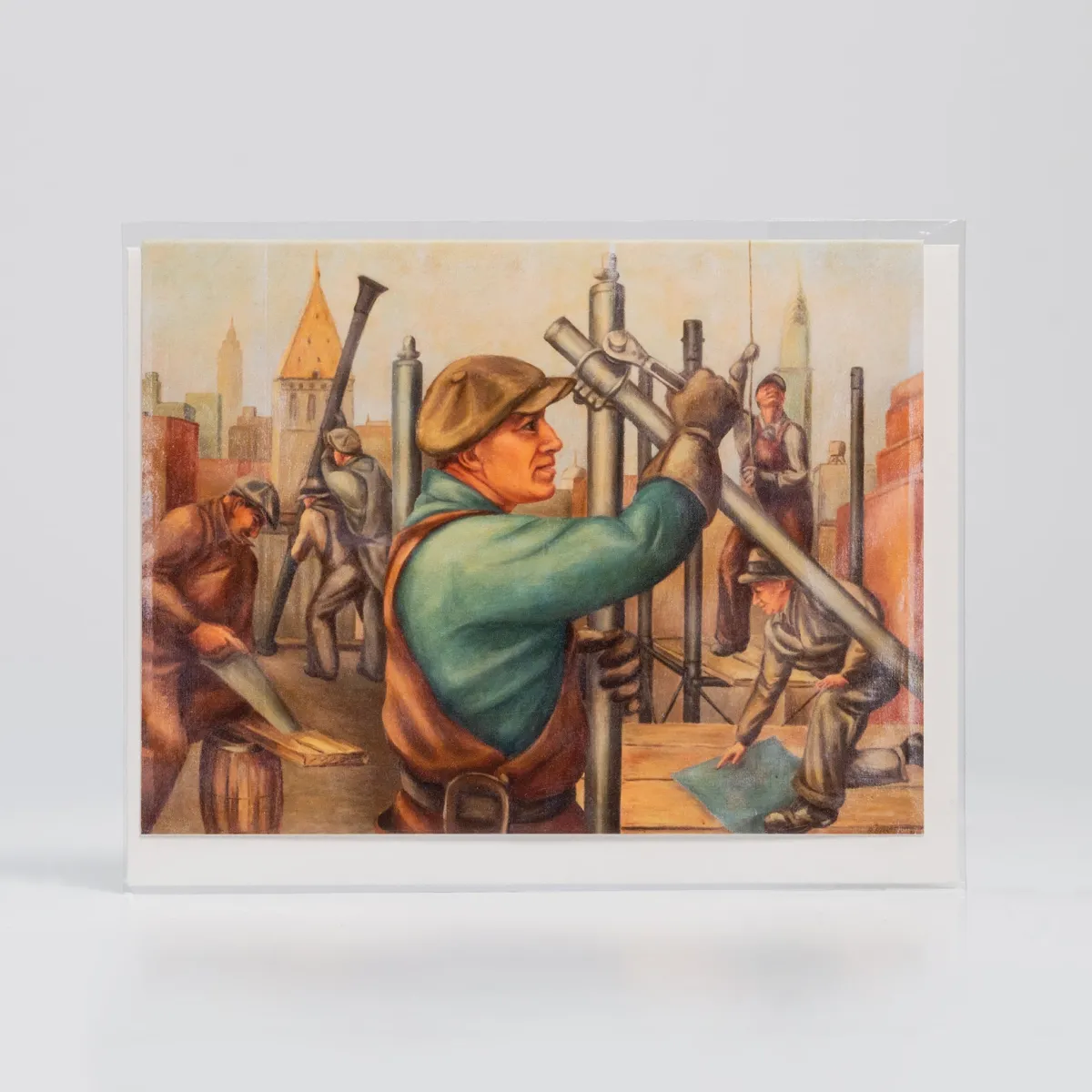Vesterheim Single Cards-Before Hard Hats by Bernhard Berntsen - Collection Card