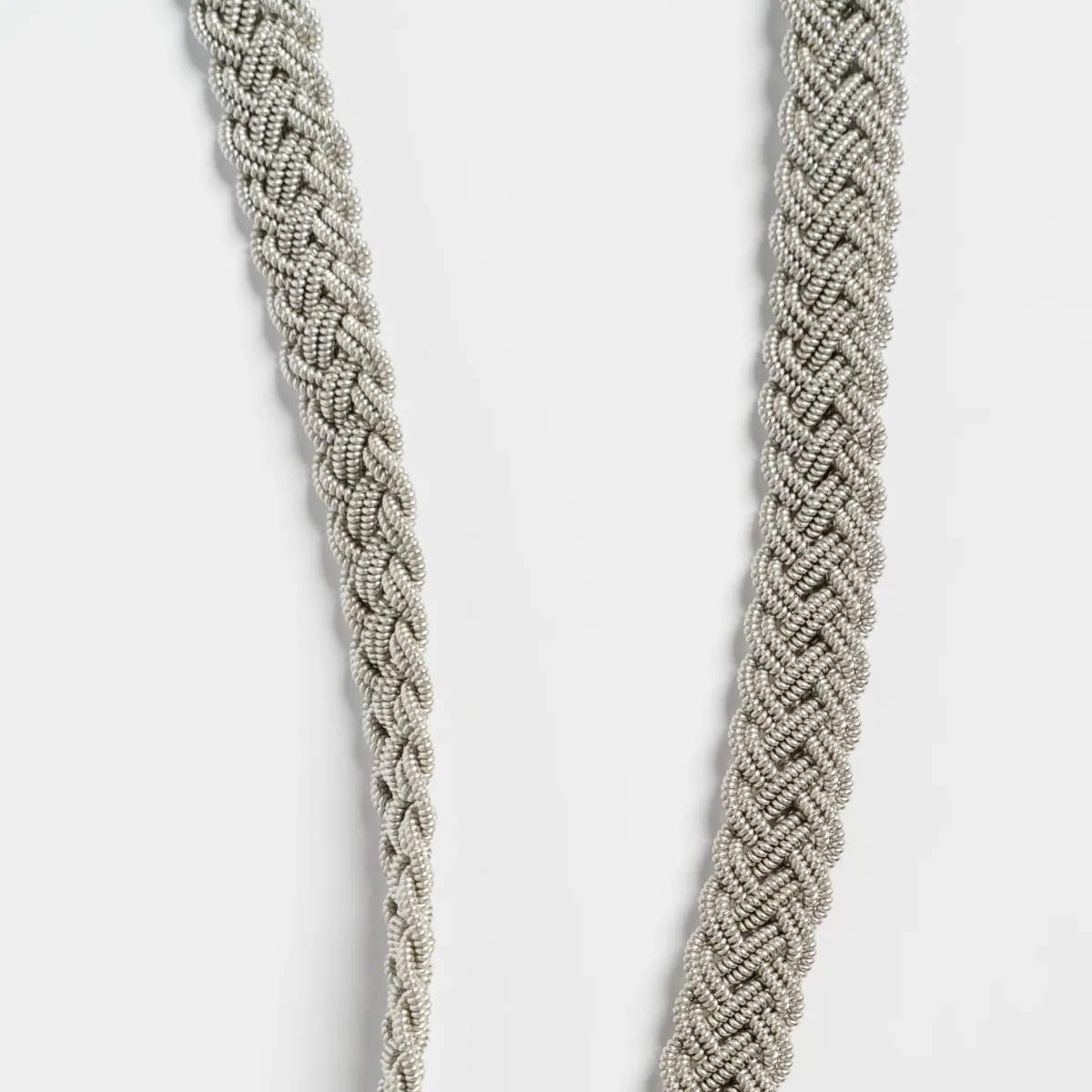 Vesterheim Jewelry | Modern Jewelry-Five Strand Braid Necklace by Nancy Odalen - 28 Inch