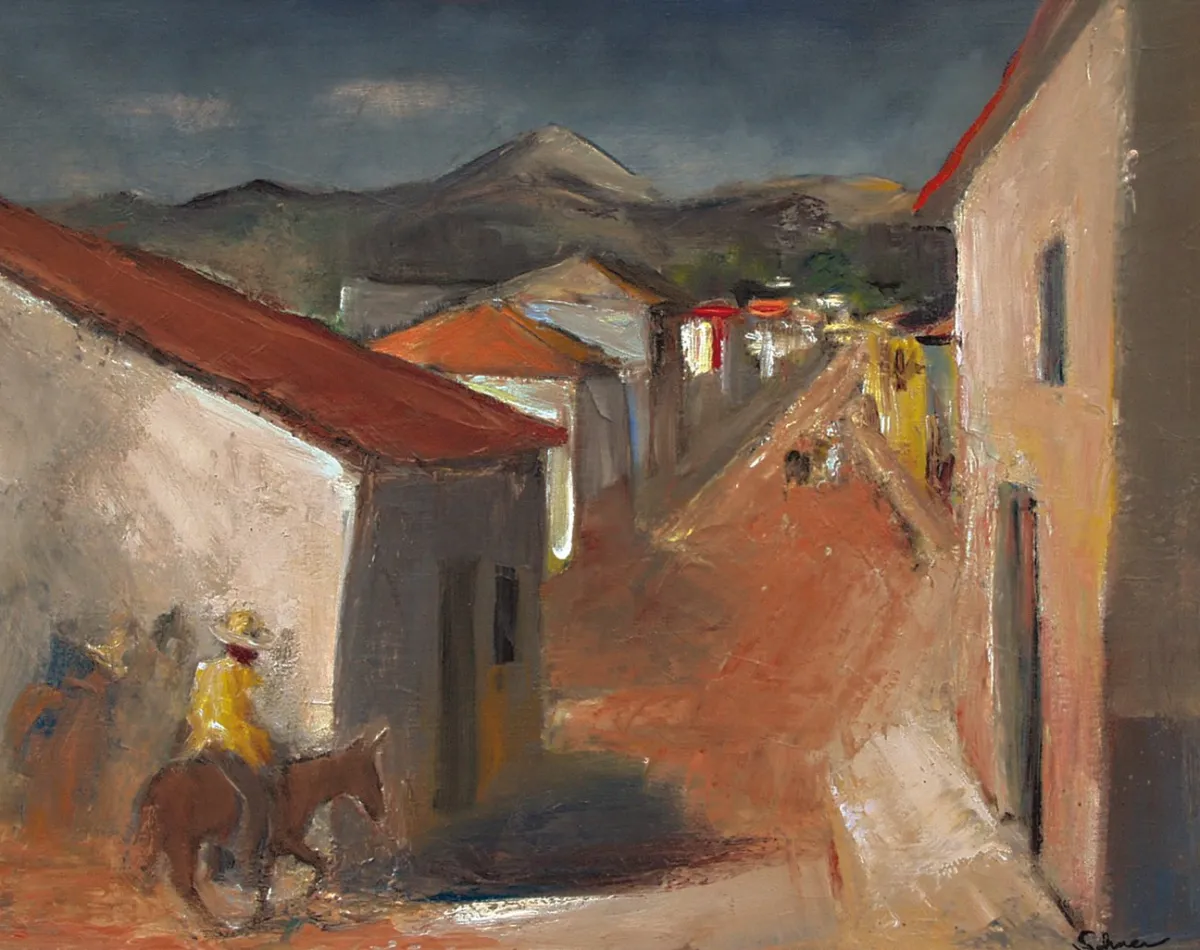 Vesterheim Giclee Reproduction Prints-Giclée Print from 's Collections - Spanish Village by Theodore J. Sohner