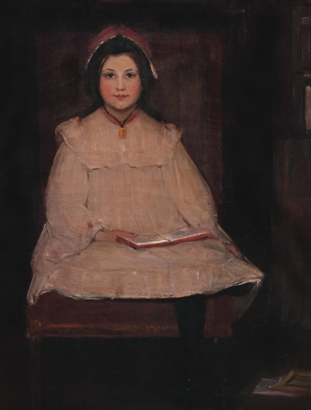 Vesterheim Giclee Reproduction Prints-Giclee Print from 's Collections - Portrait of Young Girl by Lena Qualley