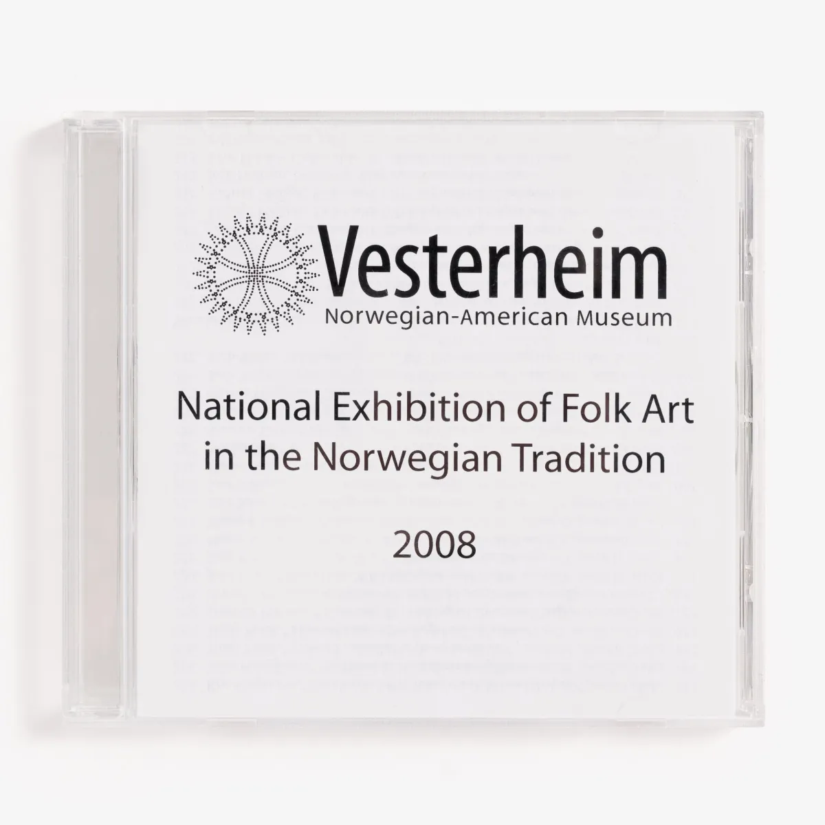 Vesterheim Instruction Dvds & Cds-2008 National Exhibition of Folk Art in the Norwegian Tradition - CD of Images