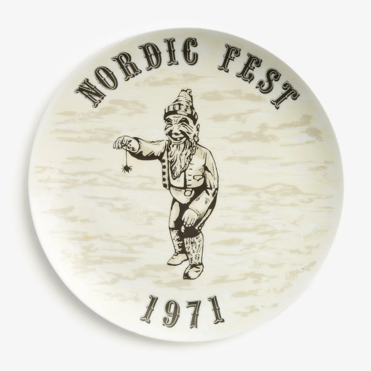 Vesterheim Ceramics-Vintage Nordic Fest Plate